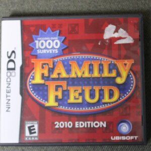 Nintendo DS Family Feud Case and Manual only, No Game